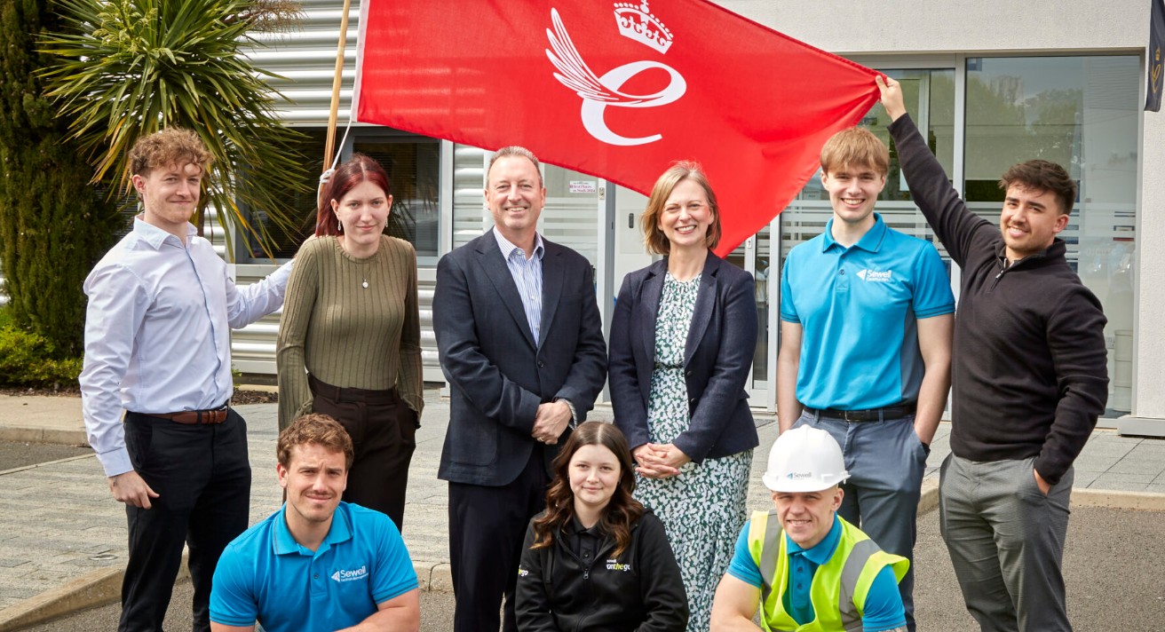 Sewell Group granted Royal Award for helping people into work